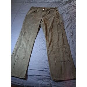 ORIGINAL USE Relaxed‎ Carpenter Jeans / Work Pants Double Knee  34x32 Black